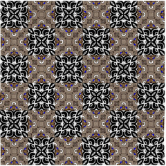 Abstract ethnic rug ornamental seamless pattern.Perfect for fashion, textile design, cute themed fabric, on wall paper, wrapping paper, fabrics and home decor.