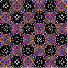 Abstract ethnic rug ornamental seamless pattern.Perfect for fashion, textile design, cute themed fabric, on wall paper, wrapping paper, fabrics and home decor.