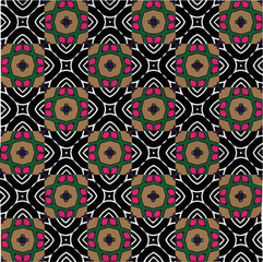 Abstract ethnic rug ornamental seamless pattern.Perfect for fashion, textile design, cute themed fabric, on wall paper, wrapping paper, fabrics and home decor.