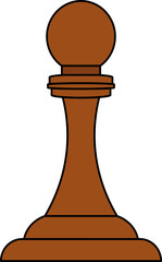 chess vector design illustration isolated on transparent background 