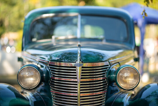 Old Green Chevrolet Car