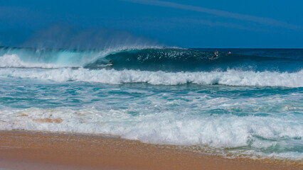 waves on the beach