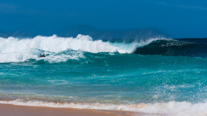 waves on the beach