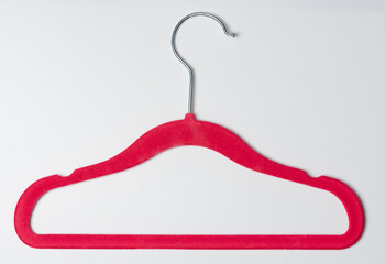 Red velvet hanger