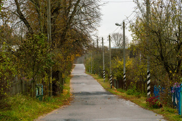 New modern asphalt in rural areas. High-quality conditions for business development in the field of cargo transportation and logistics.