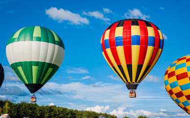 Obraz premium hot air balloons
