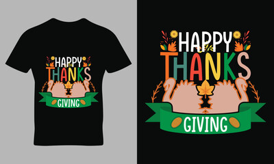 Thanks giving quote t-shirt template design, typography t-shirt design vector