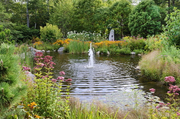 Fototapeta premium garden fountain 