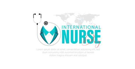 12 May-vector illustration for international nurse day.