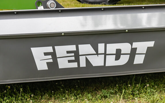 FENDT Logo on a Harvester
