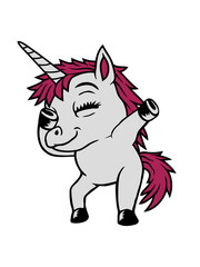 Party Einhorn Dabbing tanzen 