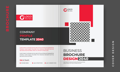 Brochure cover design or company profile cover template layout design for business. poster, annual report, catalog, A4 size in creative business brochure template layout.