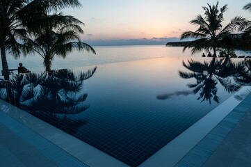 The end of another tough day for island life in the Maldives