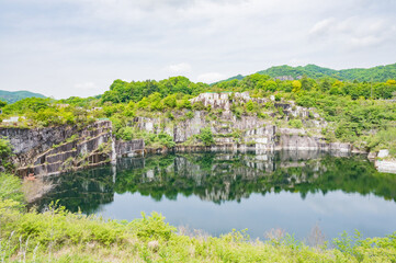 Fototapeta premium 茨城 石切山脈