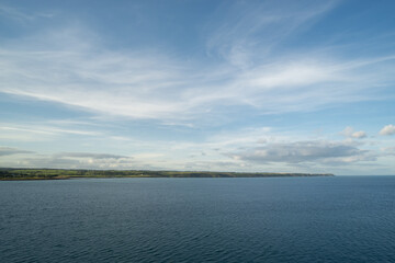 Cliff Walk in Ardmore, view on the sea