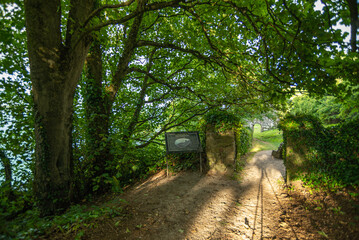entrance to St. Declan's Well and Church (Ruins) 
Ballinamona, Ardmore, Co. Waterford