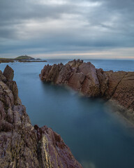 Ballycotton Cliff Walk, view of lighthouse