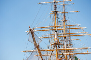 Italian ship in the port