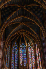 sainte chapelle paris interior gothic catholic midevil art