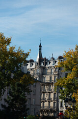 Fototapeta na wymiar The Hotel de Ville, the Paris city hall. France