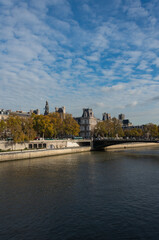 Fototapeta na wymiar Mascarons of Pont Neuf Paris France