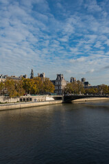Obraz premium Mascarons of Pont Neuf Paris France