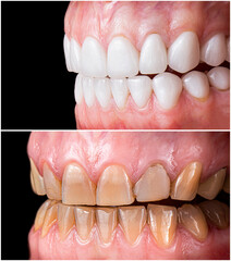 dental job photography, crowns veneers implants