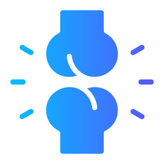 Femur gradient icon