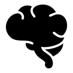 neurology glyph icon