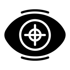 ophtalmology glyph icon