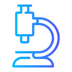 microscope gradient icon