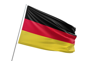 Transparent flag of germany