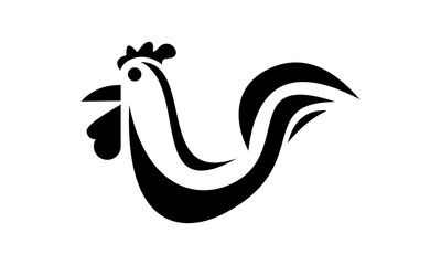 chicken vector logo design