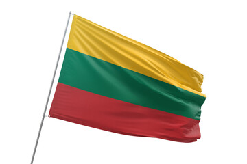 Transparent flag of lithuania