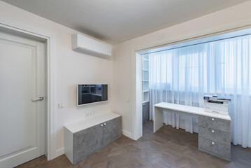 Room interior inside of the flat.