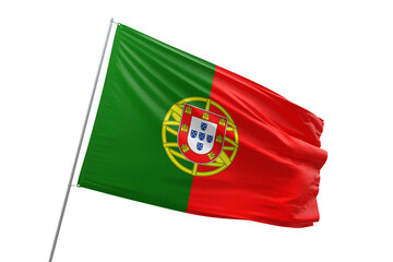 Transparent flag of portugal