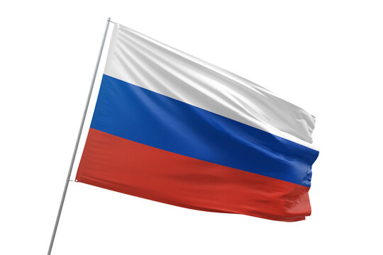 Transparent flag of russia