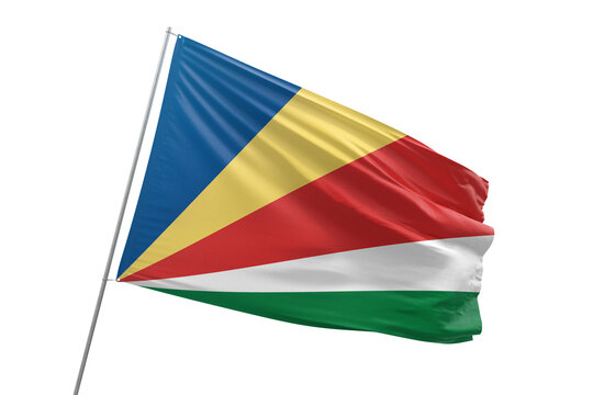 Transparent flag of seychelles