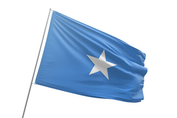 Transparent flag of somalia