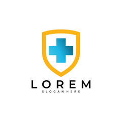 Fototapeta premium shield logo vector design template