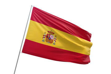 Transparent flag of spain