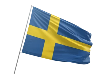 Foto op Aluminium Transparent flag of sweden © prehistorik