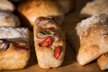 tomato baked goods, hot bread, homemade bread, baked bread