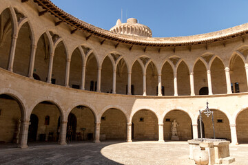 Fototapeta na wymiar Castell de Bellver in Mallorca Spain