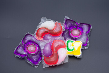 Gel capsules for washing machine 