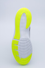 new  sneakers sport shoe, stitching detail on sport shoes, laces