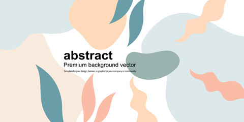 Colorful geometric abstract background. Fluid and leaf shapes composition. vector illustrations.