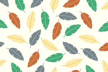 Colorful geometric abstract background. leaf shapes composition. vector illustrations.