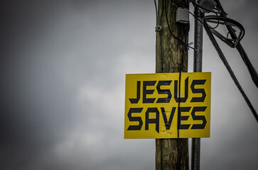 Jesus Saves Sign