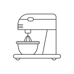 Kitchen mixer icon design food mixer icon. isolated on white background. vector illustration